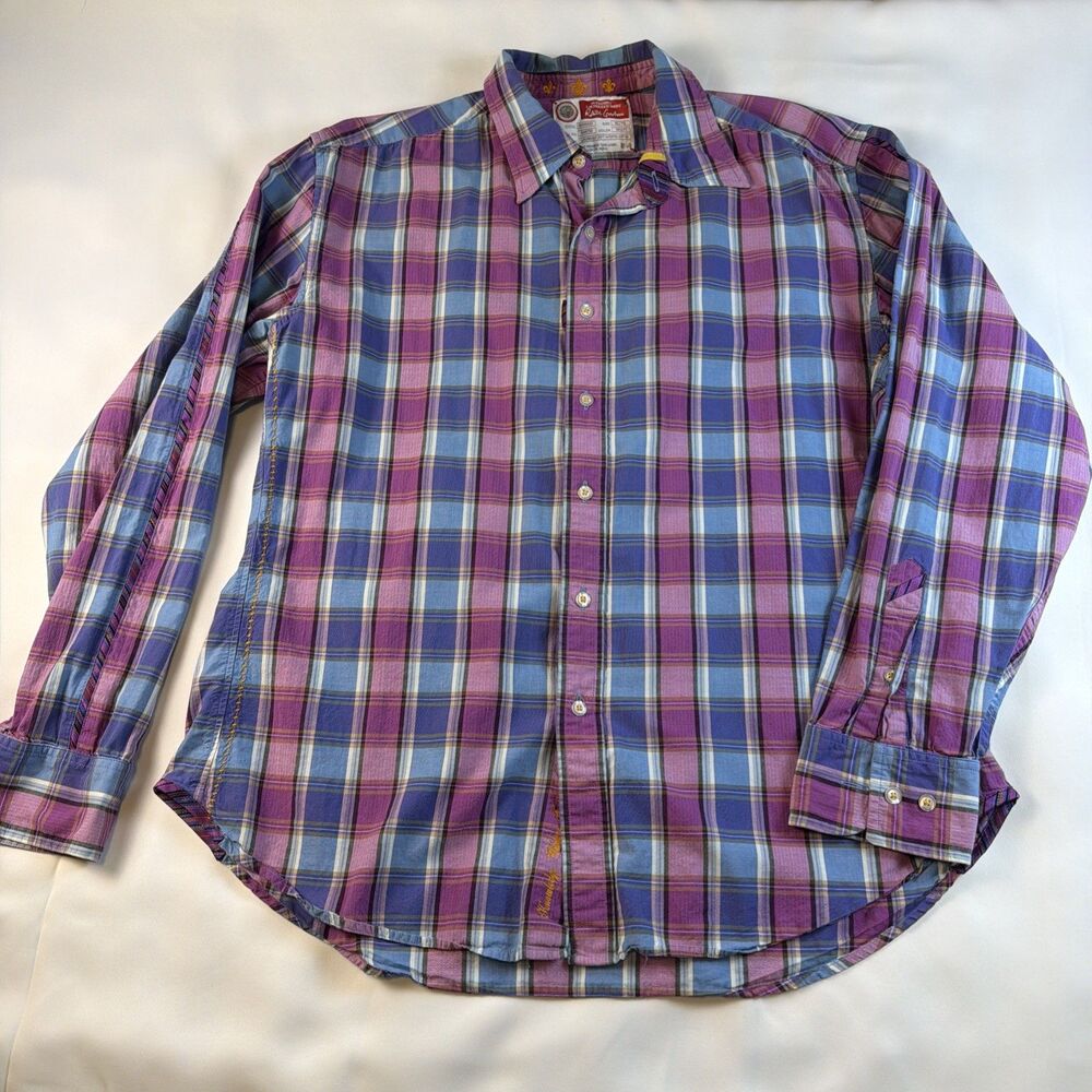 Robert Graham Shirt Mens Extra Large The Freshly Laundered Luxuriously Soft XL